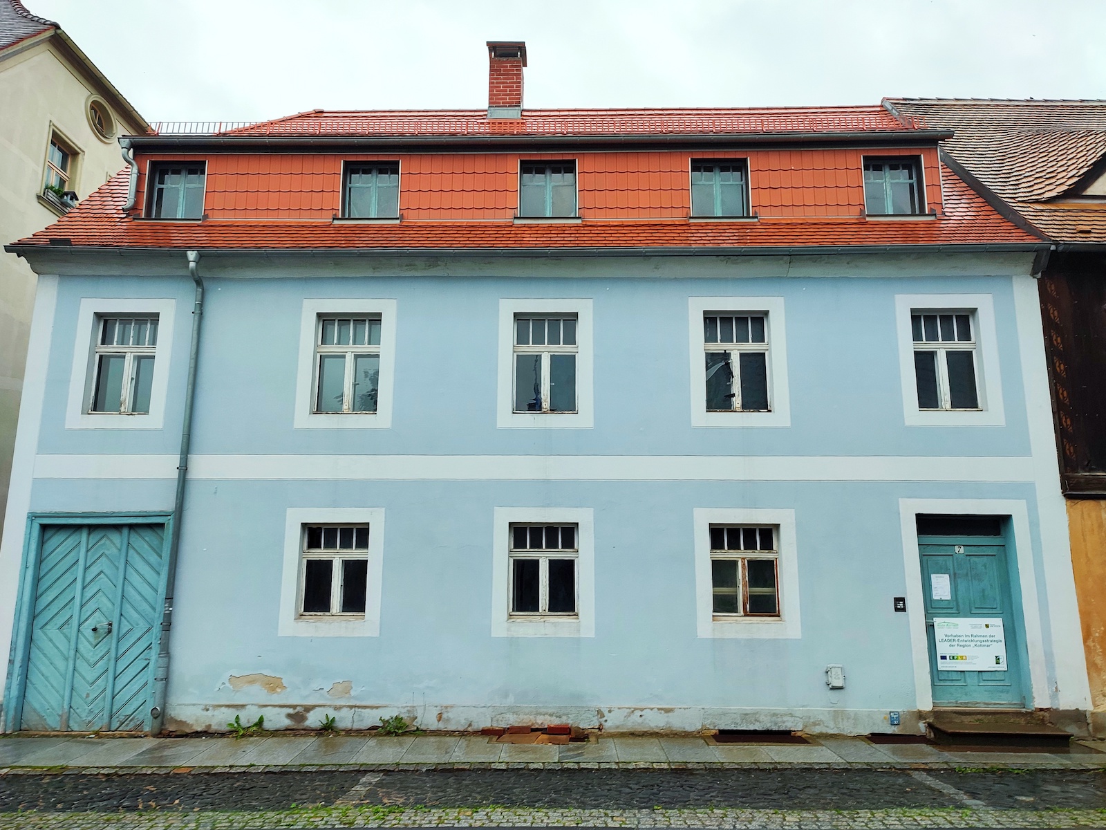 Außenaishct vor Bau